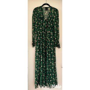 Anna Sui Chiffon Maxi Dress
